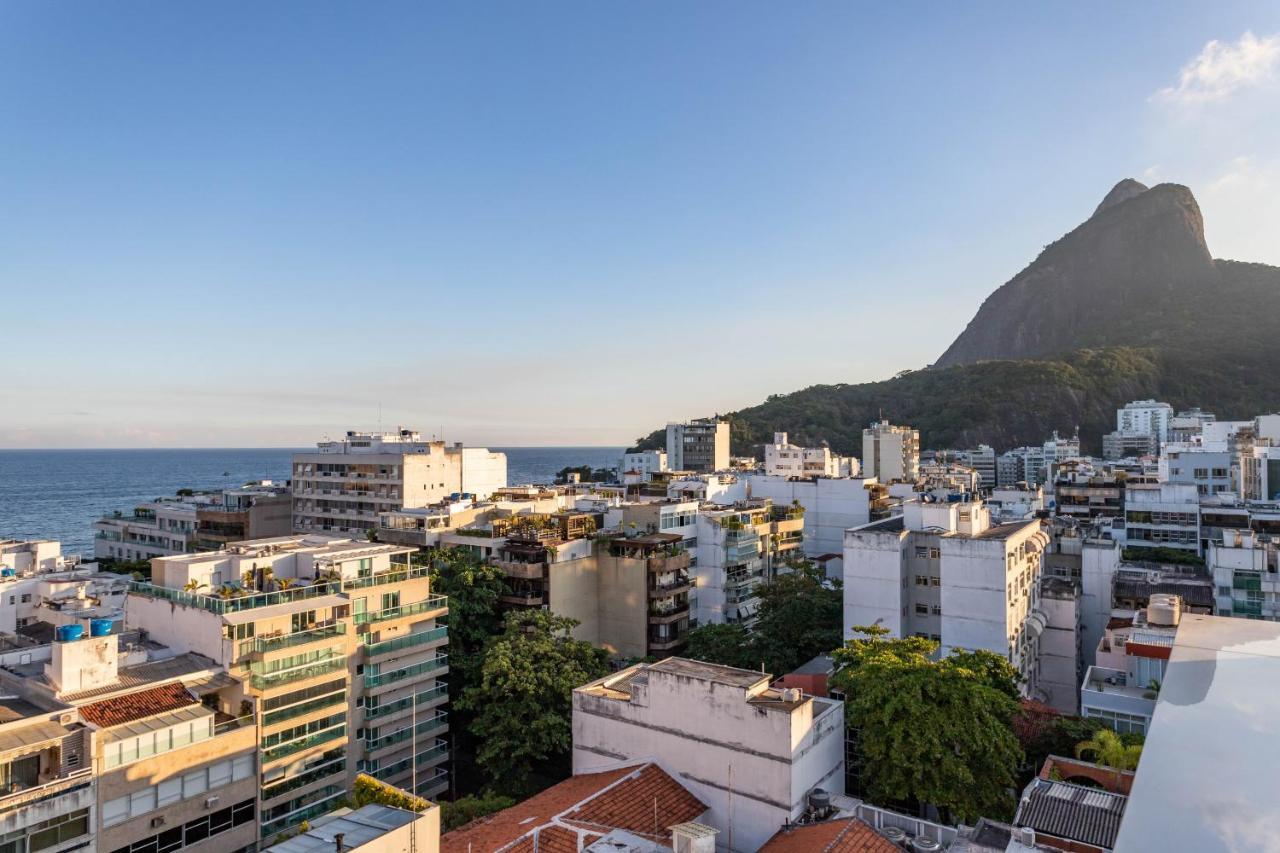 Belo No Leblon - Vista Para Morro 2 Irmaos - Guc6 Zn1 Rio de Janeiro Exterior foto